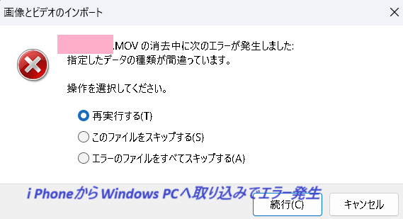 �v�����ꂽ�l�𔻕ʂł��܂��� �G���[��Windows�ŕ\��